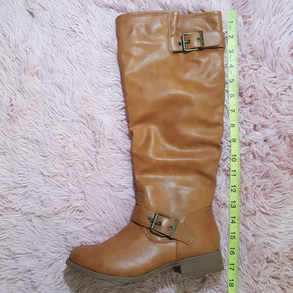 NWOT Riverberry Tan Mid-calf Riding Boots 6 - Picture 8 of 12
